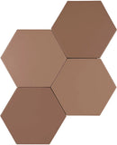 Carrelage effet hexagonal Karma Cotto 14x16 cm – vue du carreau