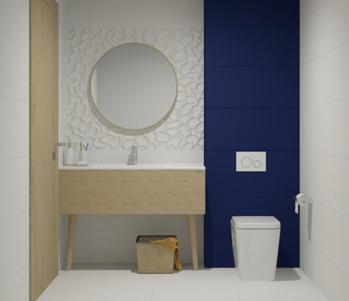 Genesis Leaf White Matt 35x100 - 1.05 m² par colis