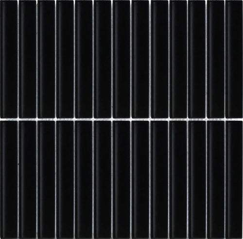 Mosaïque Mallas PIANO BLACK MATT 29,6x29,9 cm