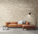 Carrelage écaille Scale Stone White 30,7x30,7 cm – photo d’ambiance