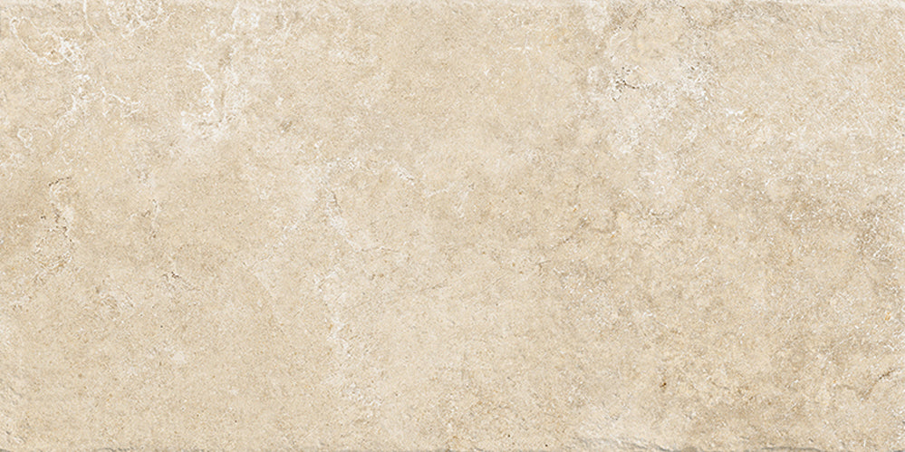 Carrelage effet pierre calcaire La Leccese Almond Multiformat