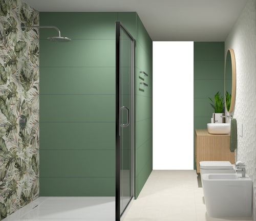 Genesis Leaf Green Matt 35x100 - 1.05 m² par colis