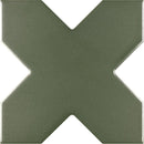 Carreau New York Cross Mousse 13,6 × 13,6 cm, finition mate