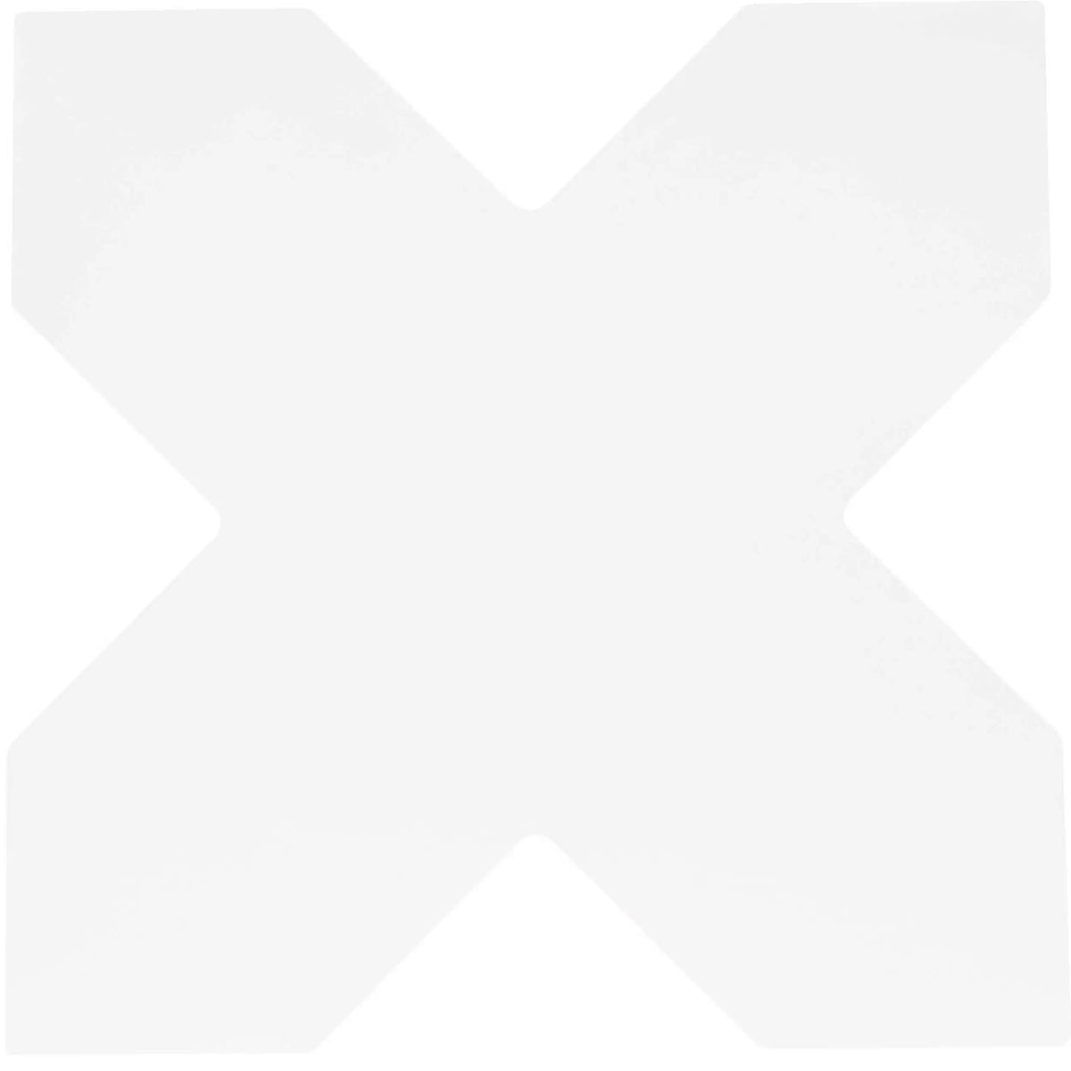 Carreau New York Cross Blanc 13,6 × 13,6 cm, finition mate