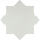 Carreau New York Star Gris 13,6 × 13,6 cm, finition mate