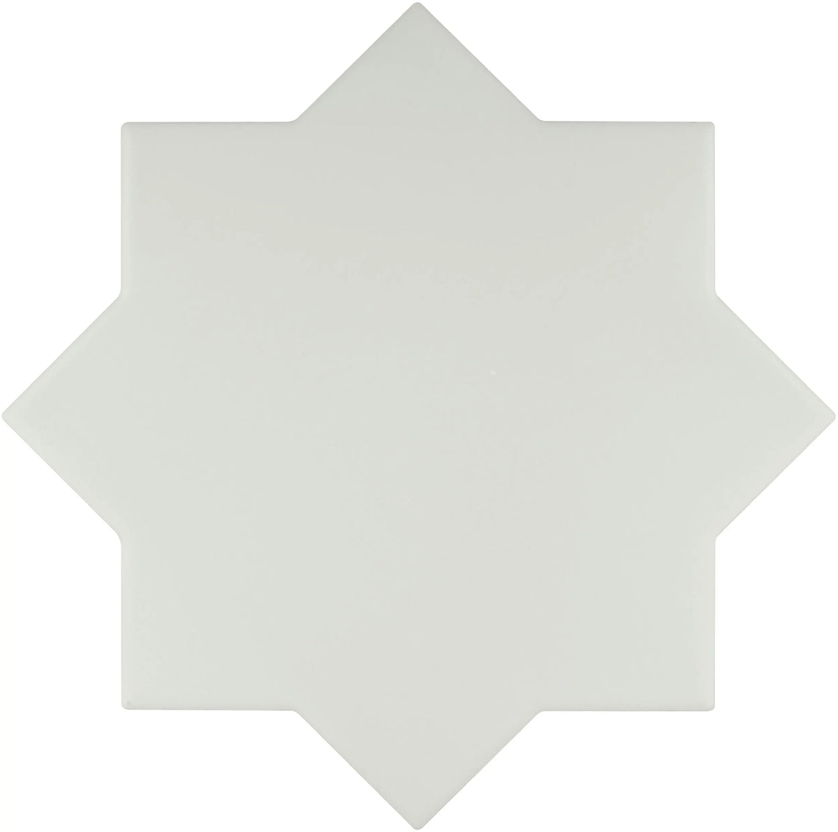 Carreau New York Star Gris 13,6 × 13,6 cm, finition mate