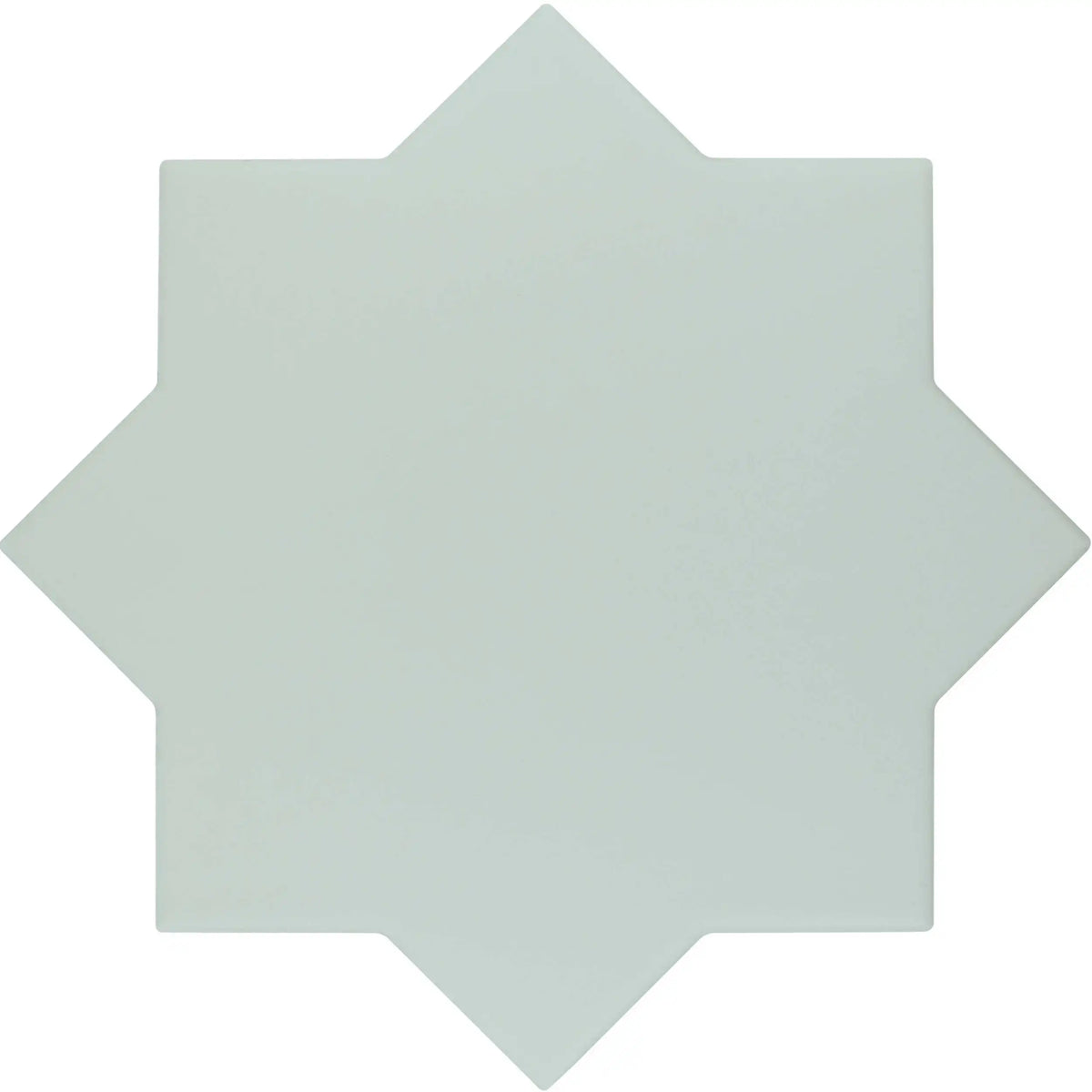 Carreau New York Star Sauge 13,6 × 13,6 cm, finition mate