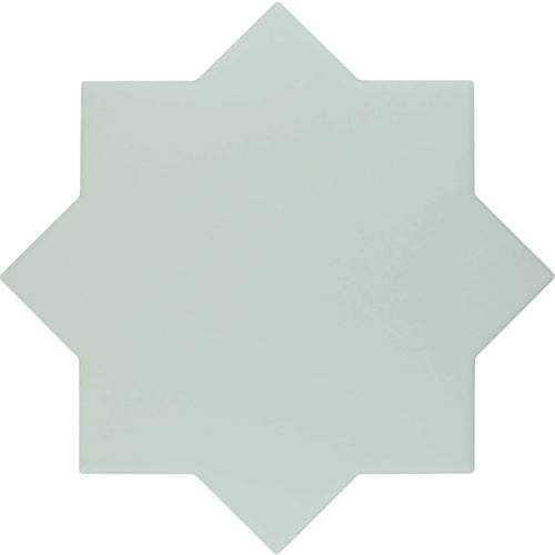 Carreau New York Star Sauge 13,6 × 13,6 cm, finition mate