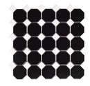 Mosaïque Mallas OCTAGON BLACK MATT 29,5x29,5 cm