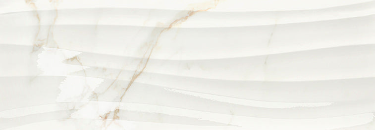 Décor mural en relief Shape Calacatta Brillant 35x100 cm