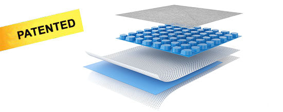 Membrane drainante et désolidarisante sous carrelage – 20 m²