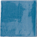 Faïence effet craquelé Provenza Bleu mer 13x13 cm – vue du carreau