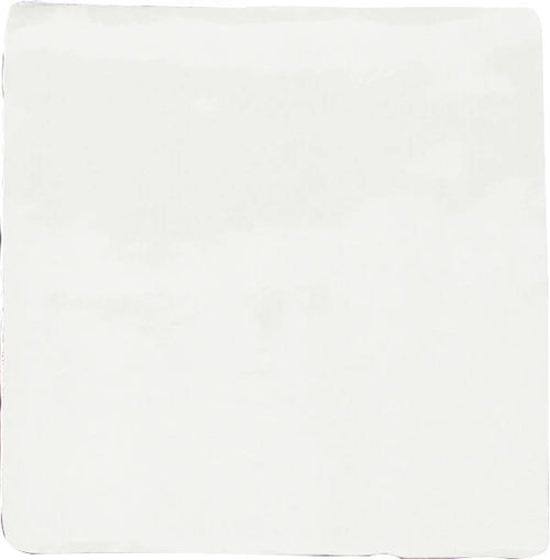 Faïence effet craquelé Provenza Blanc 10x10 cm – vue du carreau
