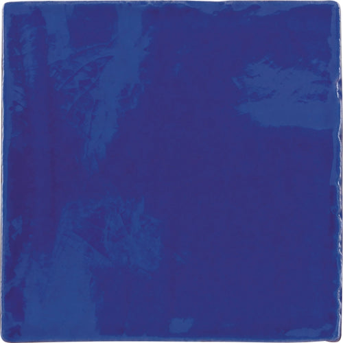 Faïence effet craquelé Provenza Cobalt 13x13 cm – vue du carreau