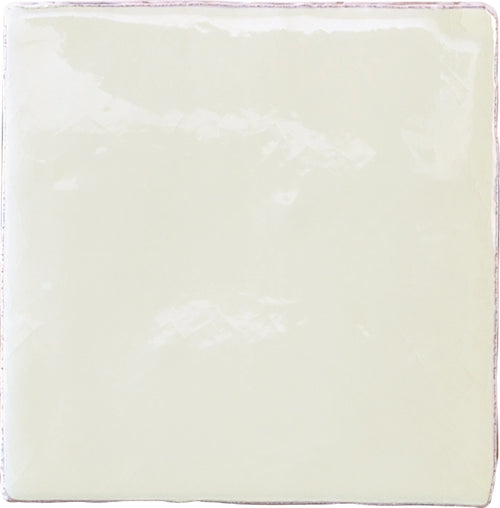 Faïence effet craquelé Provenza Crème 10x10 cm – vue du carreau