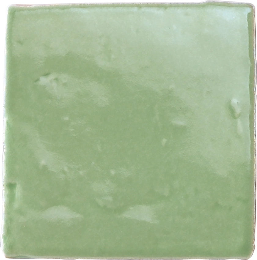 Faïence effet craquelé Provenza Kiwi 10x10 cm