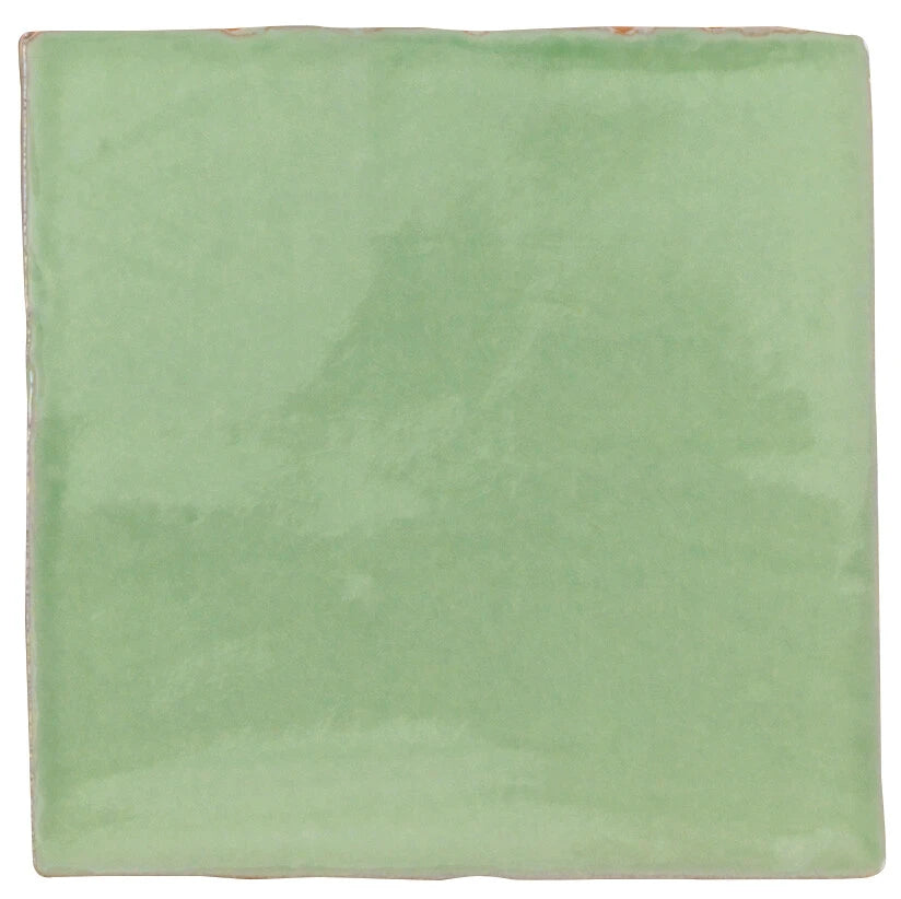 Faïence effet craquelé Provenza Kiwi 13x13 cm