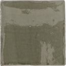 Faïence effet craquelé Provenza Vert algue 10x10 cm – vue du carreau