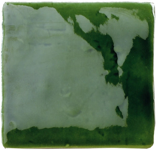 Faïence effet craquelé Provenza Vert Victoria 10x10 cm – vue du carreau