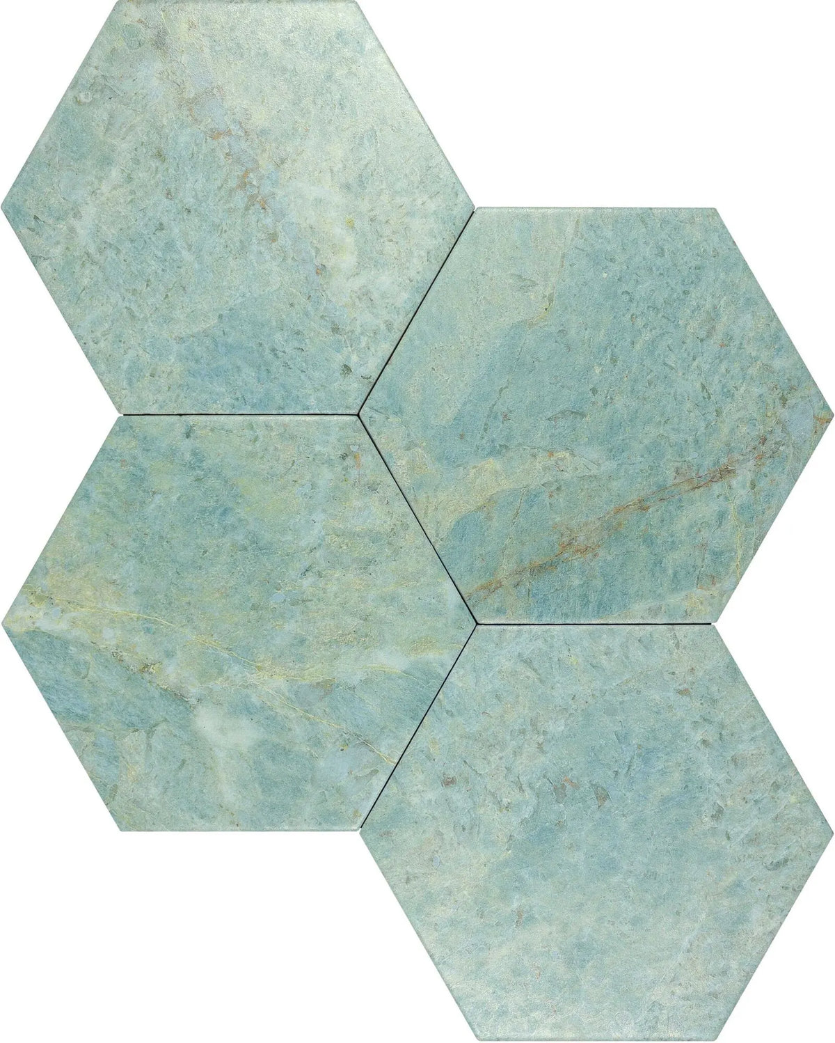 Rock Star Green Marble 14x16 cm : vue du carreau seul