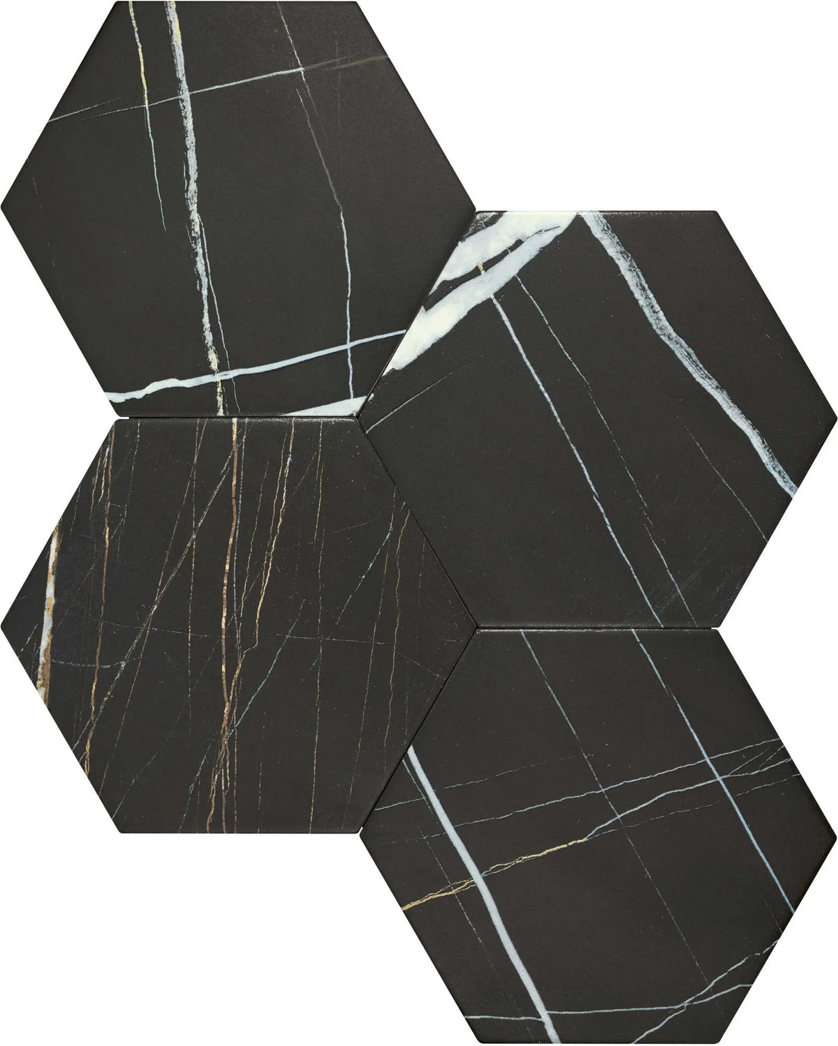 Rock Star Sahara Noir 14x16 cm : vue du carreau seul