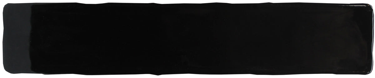 Rustic Black 5x25 cm : vue du carreau seul
