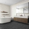 Carrelage écaille Scale White 30,7x30,7 cm – photo d’ambiance
