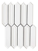 Mosaïque Mallas SEVILLA BLANCO 35,3x25,5 cm