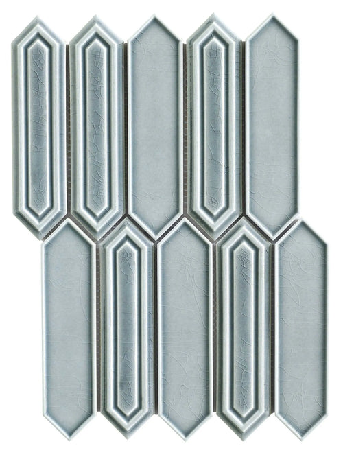 Mosaïque Mallas SEVILLA GRIS 35,3x25,5 cm