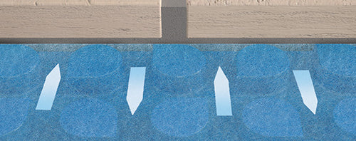 Membrane drainante et désolidarisante sous carrelage – 20 m²