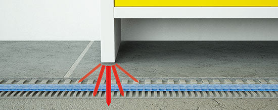 Membrane pour plancher chauffant électrique – 8,5 mm