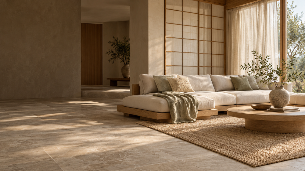 Ambiance intérieure style japandi