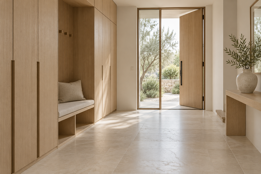Aménagement scandinave épuré et fonctionnel