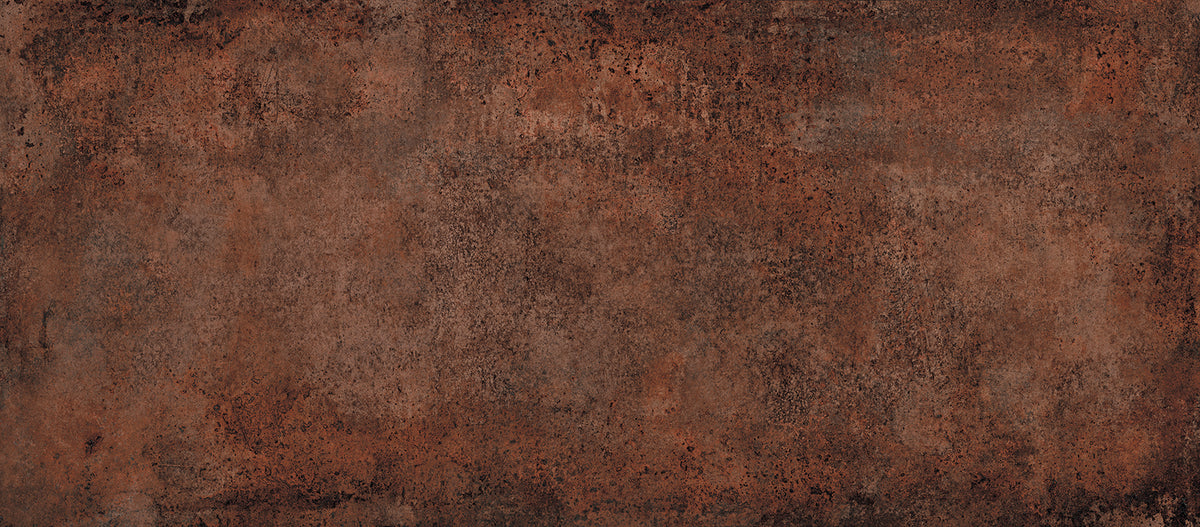 Carrelage effet métal Metal Corten 60x120 cm