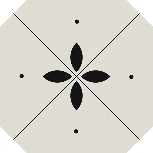 Carrelage effet géométrique Tender à composer 20x20 cm