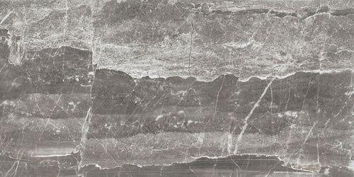 Carrelage effet marbre Athena Nero 122,2x122,2 cm