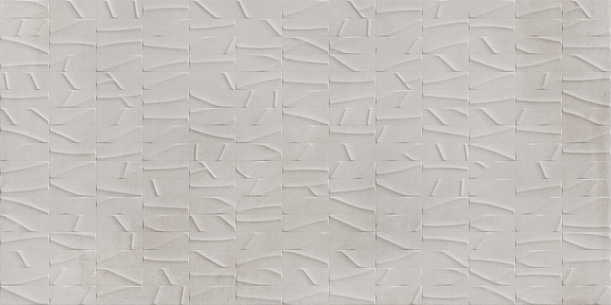 Décor mural effet béton Caementum Clarus Relievo 61x122,2 cm