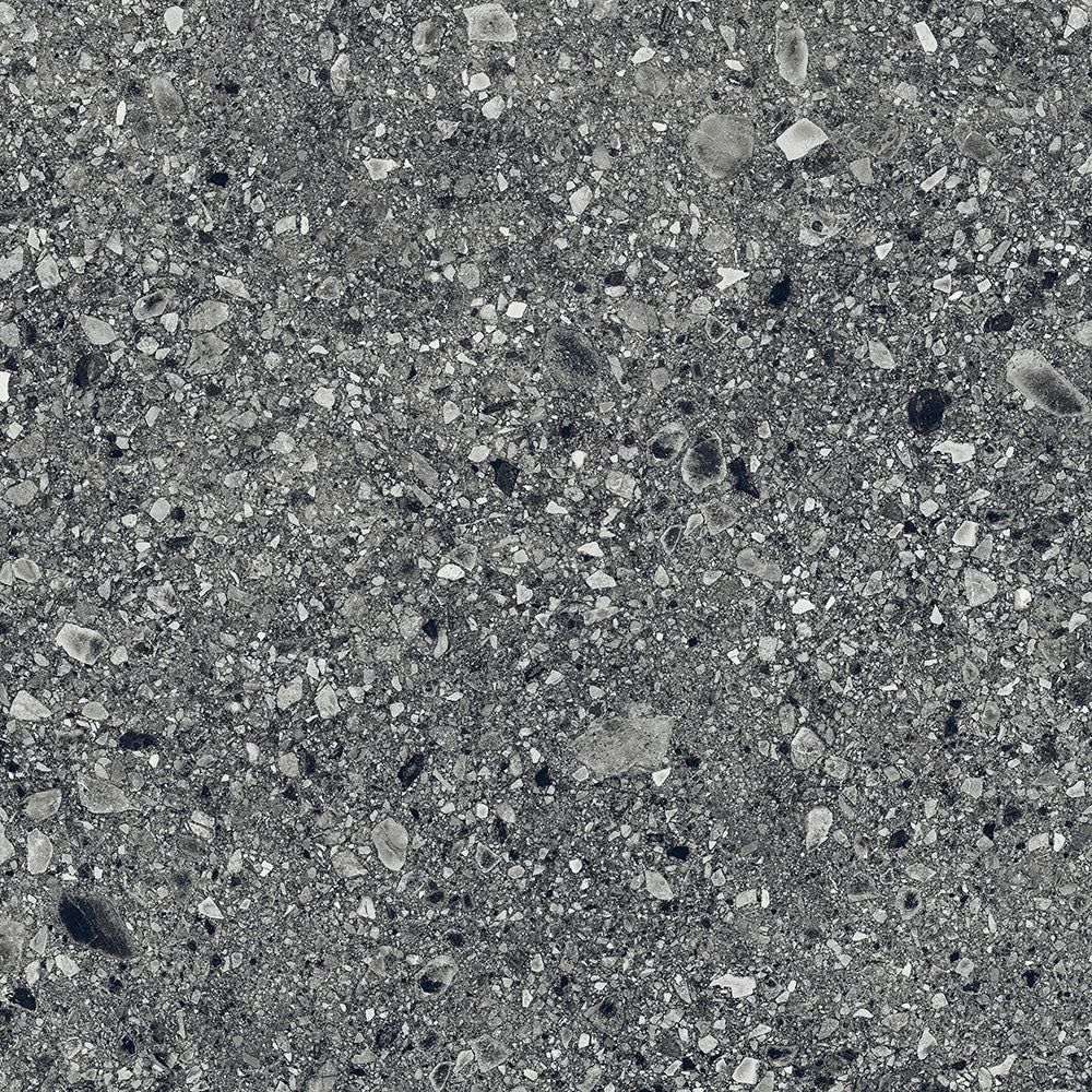 Dalle effet pierre Ceppo di Gre Anthracite 2 cm 90x90 cm