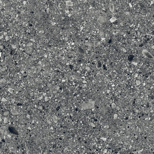 Dalle effet pierre Ceppo di Gre Anthracite 2 cm 90x90 cm