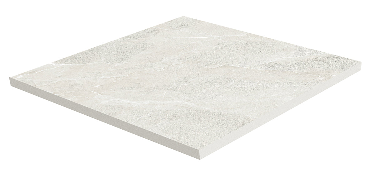 Dalle effet pierre Cortina Stone Avorio 2 cm 122x122 cm