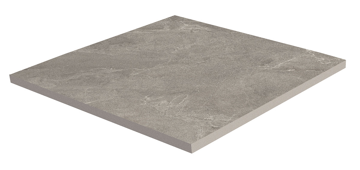 Dalle effet pierre Cortina Stone Fumo 2 cm 90x90 cm