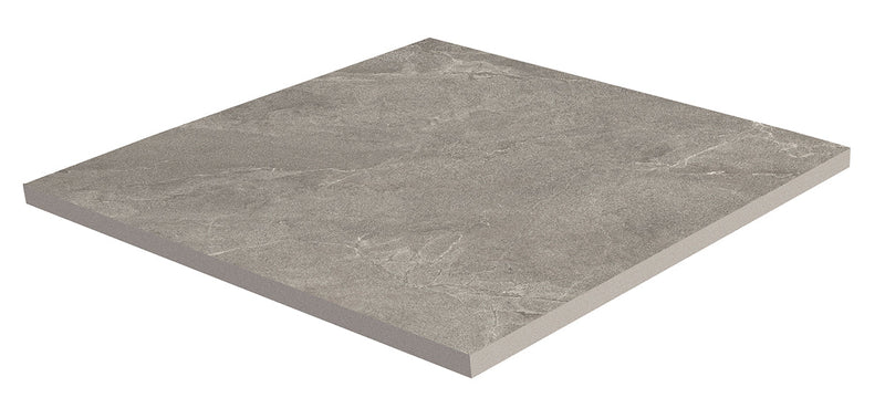 Dalle effet pierre Cortina Stone Fumo 2 cm 90x90 cm