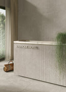 Dalle effet pierre Eterea Perla 2 cm 90x90 cm - mise en situation