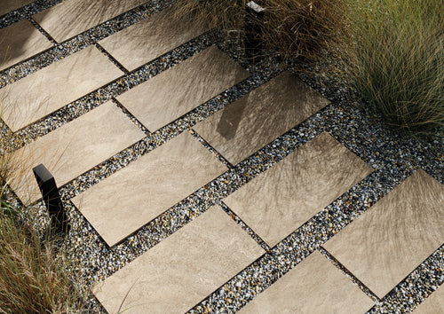 Dalle effet pierre Eterea Naturale 2 cm 60x90 cm - mise en situation