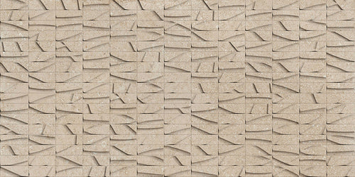 Décor mural effet pierre Eterea Relievo Sabbia 61x122,2 cm