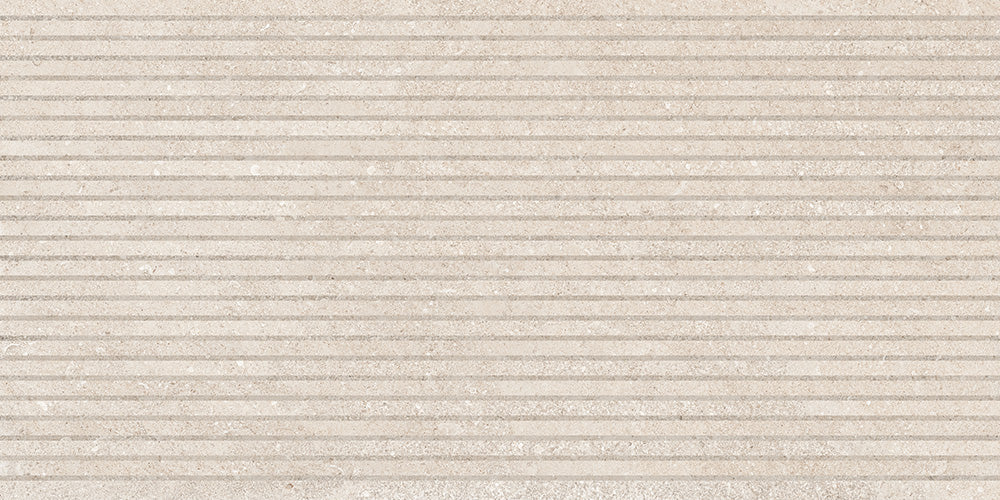 Carrelage décoratif effet pierre Eterea Rigato Avorio Perla 61x122,2 cm