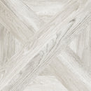 Carrelage effet bois Intarsio Bianco 61x61 cm
