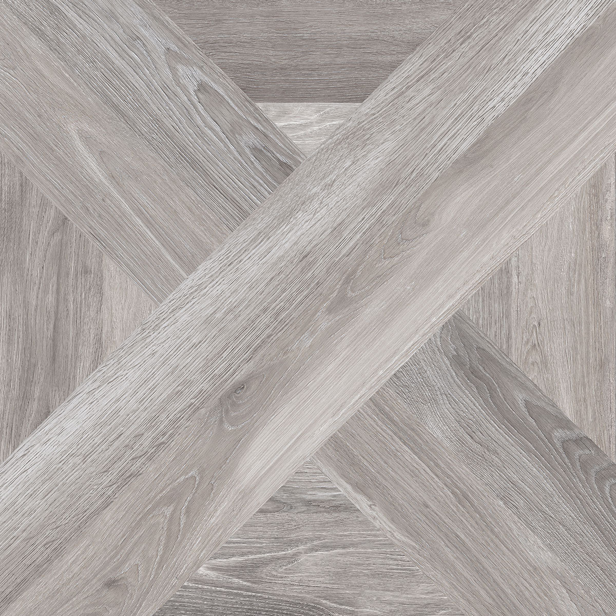 Carrelage effet bois Intarsio Grigio 61x61 cm