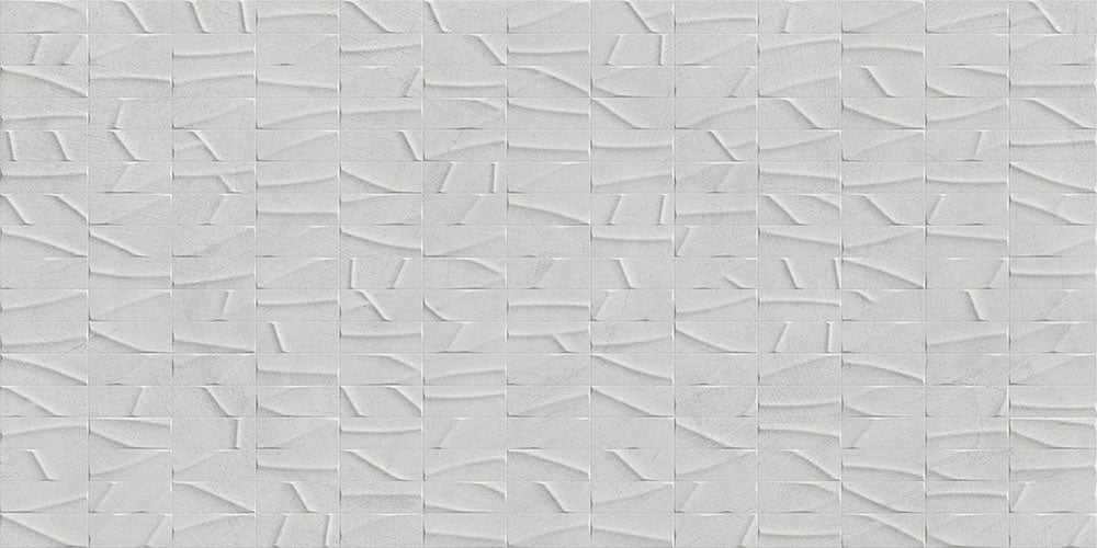 Carrelage mural effet béton et ciment Le Resine Relievo Cenere 61x122,2 cm