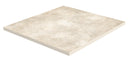 Dalle effet béton et ciment Meteora Beige 2 cm 122x122 cm